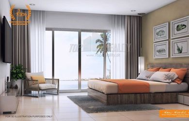Luxusní zařízený apartmán u klidné pláže Phuket, Thajsko