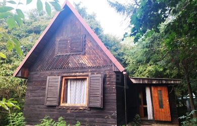 Útulná drevenica nad kúpeľným mestom Dudince