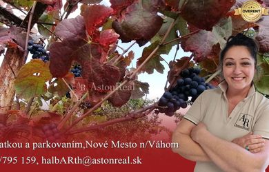 IBA U NÁS! Vinohrad s chatkou, 2 862m2, parkovanie, Nové Mesto n/Váhom