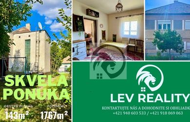Lev Reality - Rodinný dom s veľkým pozemkom obci Demandice