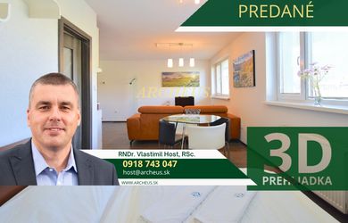 3D / EXKLUZÍVNE / 1 IZBOVÝ APARTMÁN, NOVÁ LESNÁ, 35m2