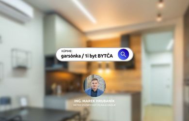 Kúpime rýchlo a bez úveru garsónku alebo 1i byt v BYTČI | METER ŠTVORCOVÝ