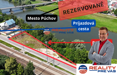 Predaj pozemku Priemyselná časť Púchov  rezervované