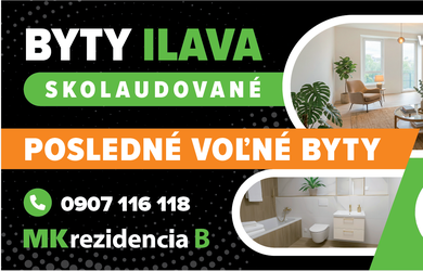 EXKLUZÍVNA PONUKA: ponúkame na predaj 2-izbový byt 60,02 m2 - SKOLAUDOVANÉ - BYTY V ŠTÁDIU ODOVZDÁVANIA!