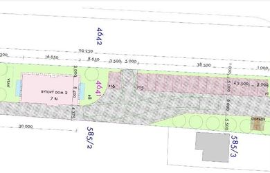 Zľava/PNORF – investičný st. pozemok pre 2 byt. domy, 1742 m2, 95,-€/m2, Dvorníky