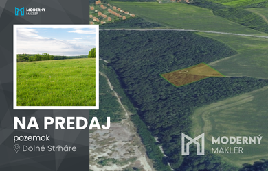 Na predaj rozľahlý pozemok v Dolných Strhároch