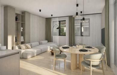 Ponúkame na predaj 4 izbové moderné nízkoenergetické rodinné domy typu bungalov v obci Topoľnica