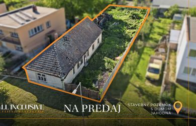 ALL INCLUSIVE | Na predaj stavebný pozemok s domom, Jahodná
