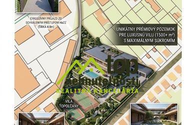 TOP Ponuka NA PREDAJ: Prémiový pozemok pre luxusnú vilu v MESTE TO