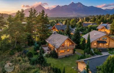 Na predaj exkluzívny chalet priamo pri golfe, Veľká Lomnica