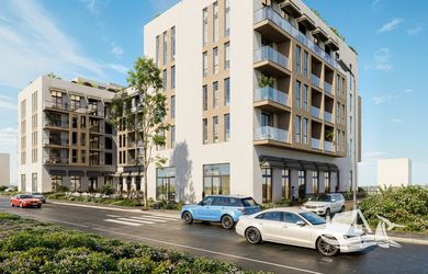Moderní apartmán 2+kk v novém projektu s bazénem, 400 m od pláže, Golem, Albánie