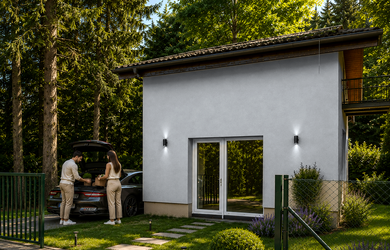 PNORF- Maisonette Loft: Industriálna elegancia v objatí lesa